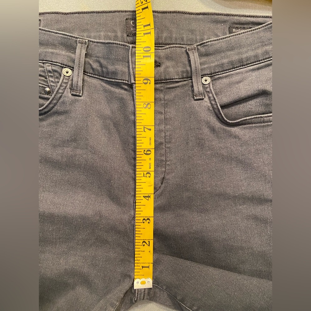 Citizens of Humanity, Rocket, High Rise, skinny, black Jeans, studs, size 28 - Picture 9 of 11